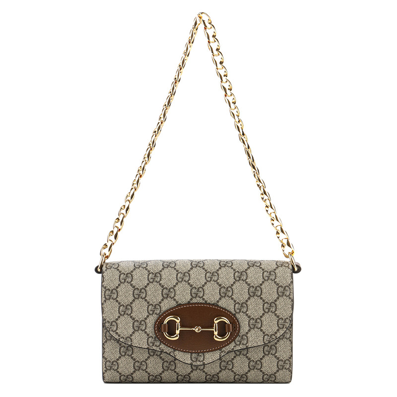 GUCCI 1955 馬銜扣肩包 24SS (724713 HUHHX )-7