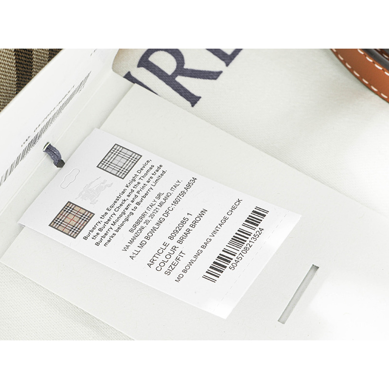 BURBERRY 25SS MD 保齡球手提袋-20