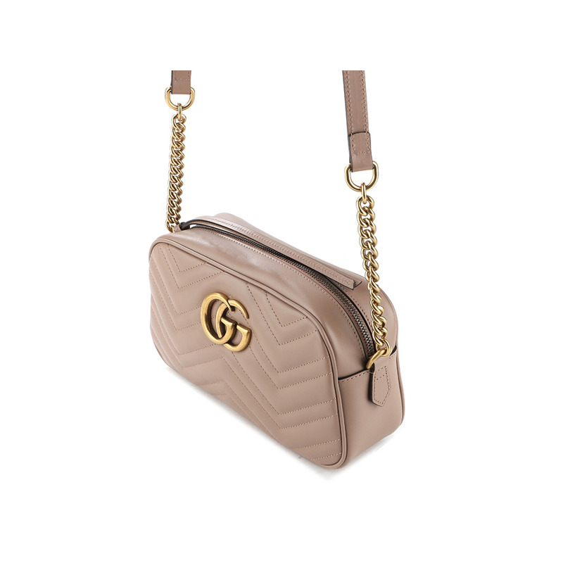 GUCCI 女士 GG Marmont 小號斜背包-5