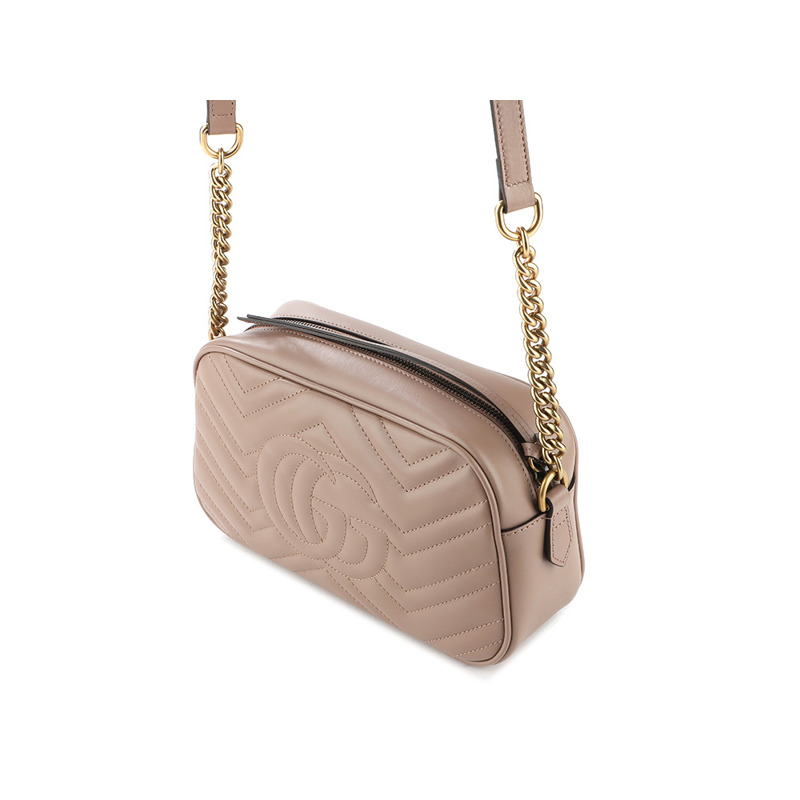 GUCCI 女士 GG Marmont 小號斜背包-6