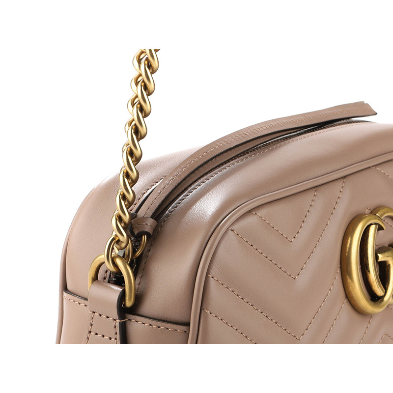 GUCCI 女士 GG Marmont 小號斜背包-10