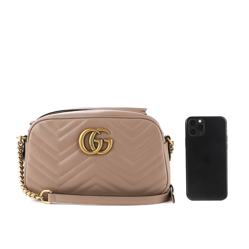 GUCCI 女士 GG Marmont 小號斜背包-18