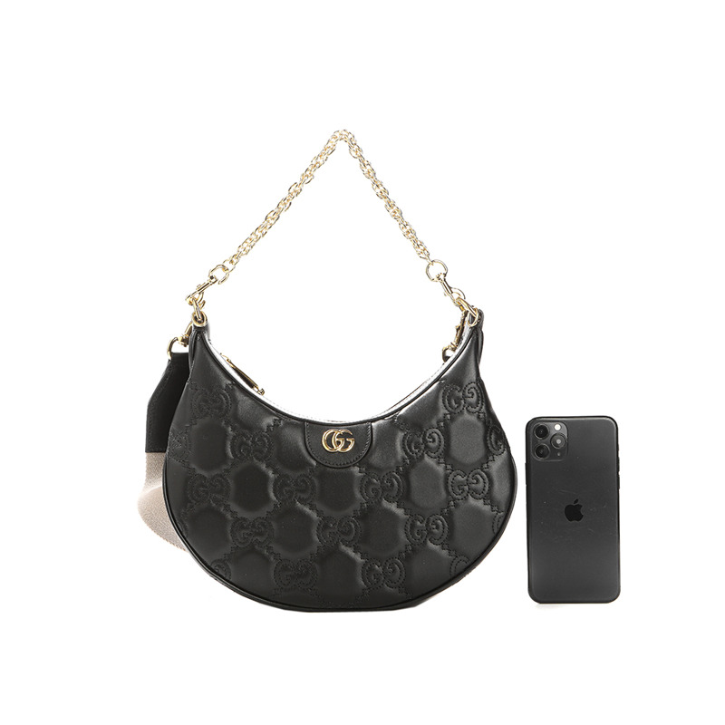 GUCCI 馬特拉塞凸紋單肩包 24SS (739709 UM8HG )-16