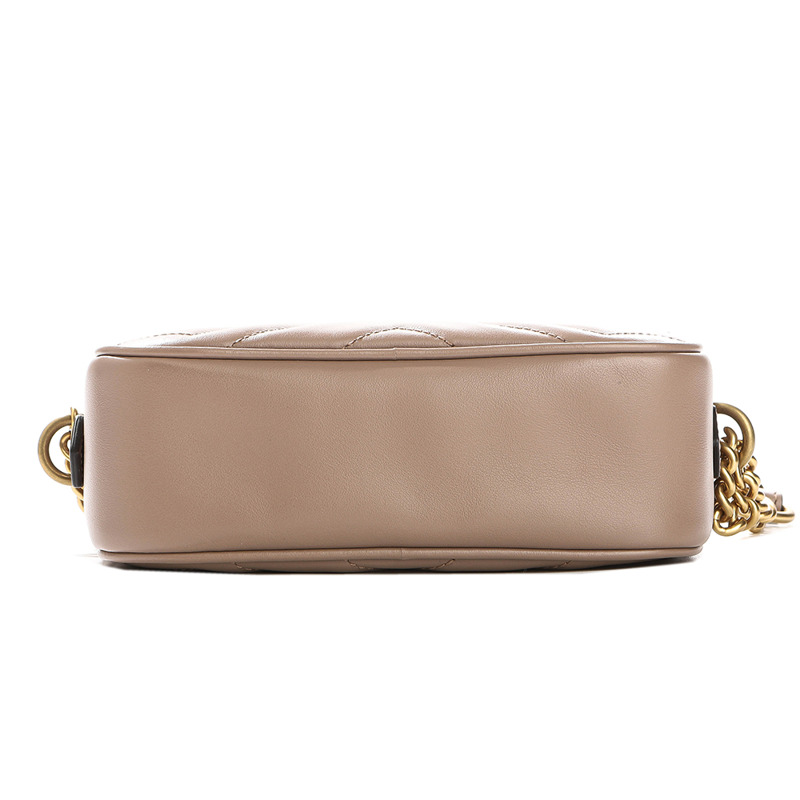 GUCCI GG Marmont 迷你斜背包 24SS (448065 DTD1T)-9