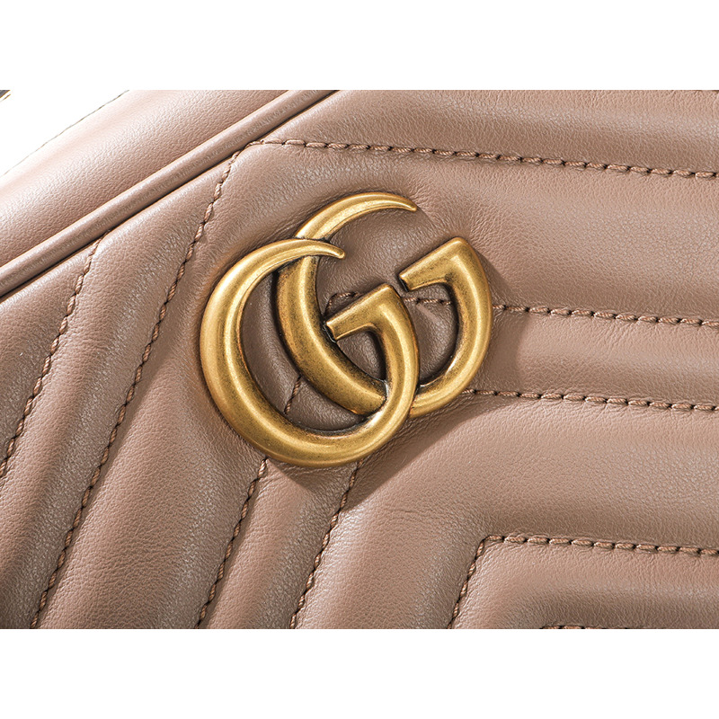 GUCCI GG Marmont 迷你斜背包 24SS (448065 DTD1T)-13