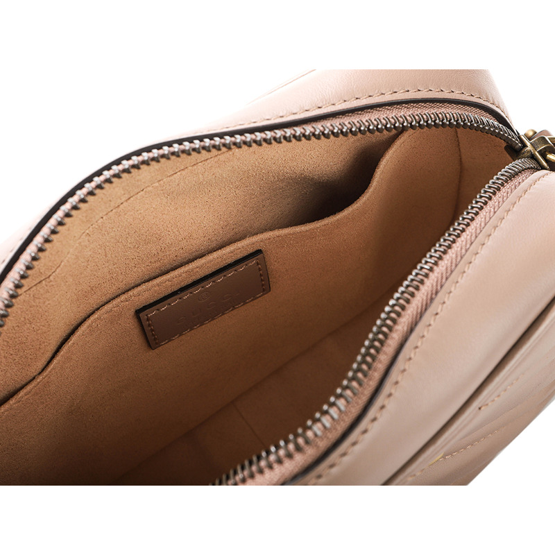 GUCCI GG Marmont 迷你斜背包 24SS (448065 DTD1T)-14