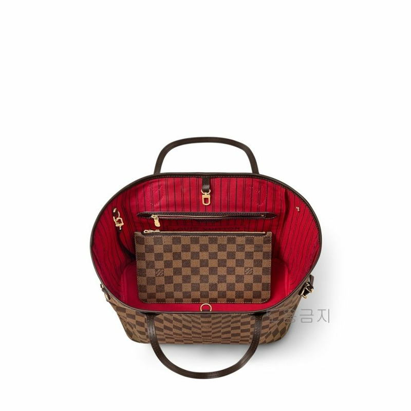 LOUIS VUITTON Damier Ebene 粉紅包 N40598-4