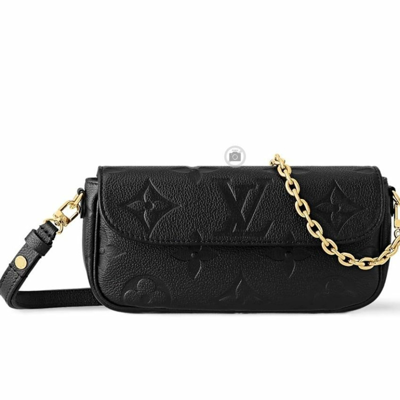 LOUIS VUITTON 鏈條皮夾 Ivy 黑色 M82154-3