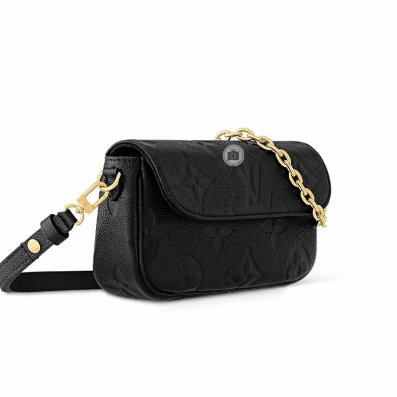 LOUIS VUITTON 鏈條皮夾 Ivy 黑色 M82154-4