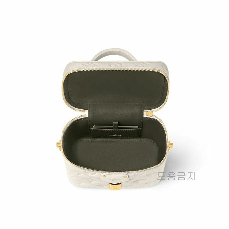 LOUIS VUITTON Vanity PM 手提包 米色 M25219-5