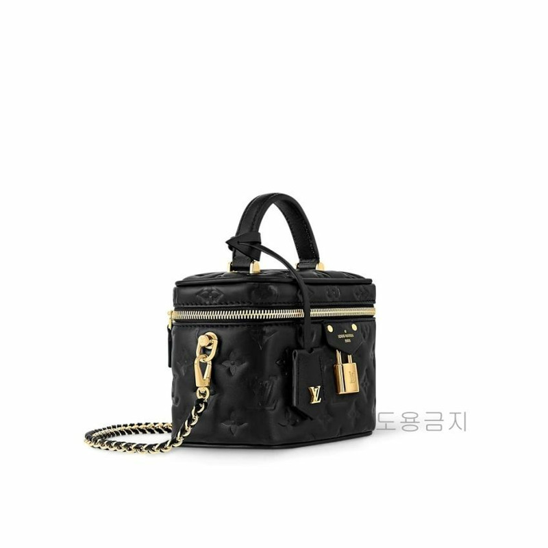 LOUIS VUITTON Vanity PM 手提包 黑色 M25123-4