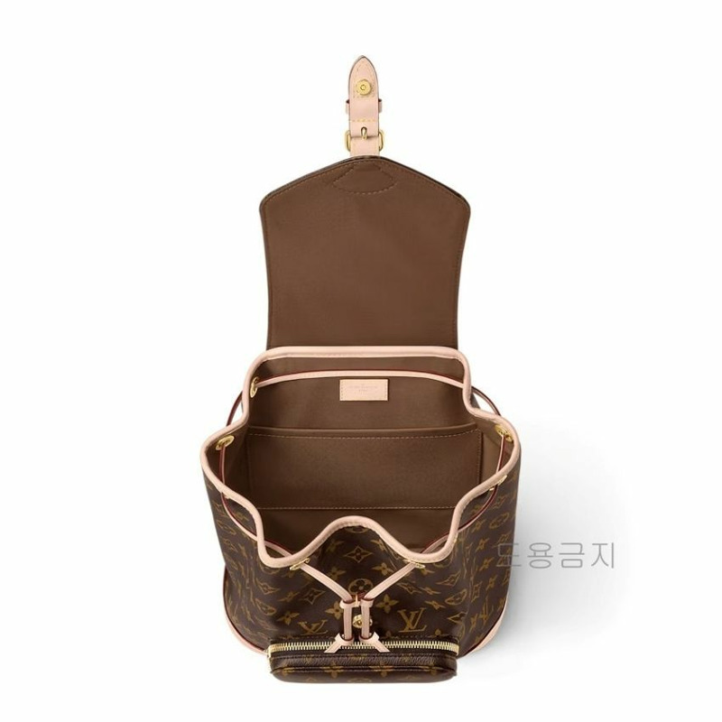 LOUIS VUITTON Monogram 塗佈帆布郵差包 MM M11197-3