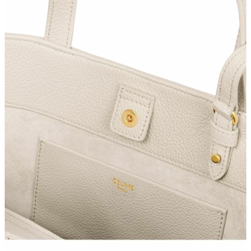 CELINE 迷你 Cabas Anais Kuir Triomphe 淡米色 118613ENY-3