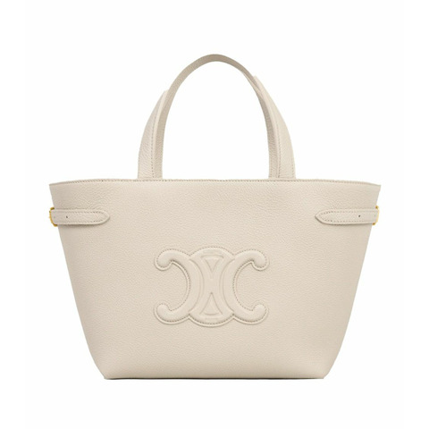 CELINE 迷你 Cabas Anais Kuir Triomphe 淡米色 118613ENY