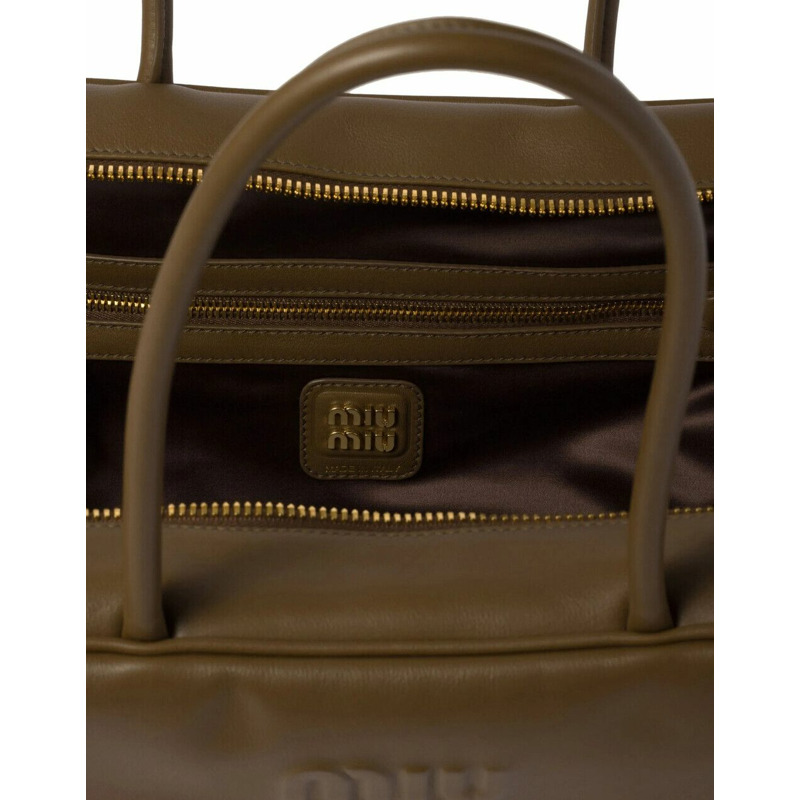 MIU MIU Beau Bag Large Tundra 5BB117 2CRW-4