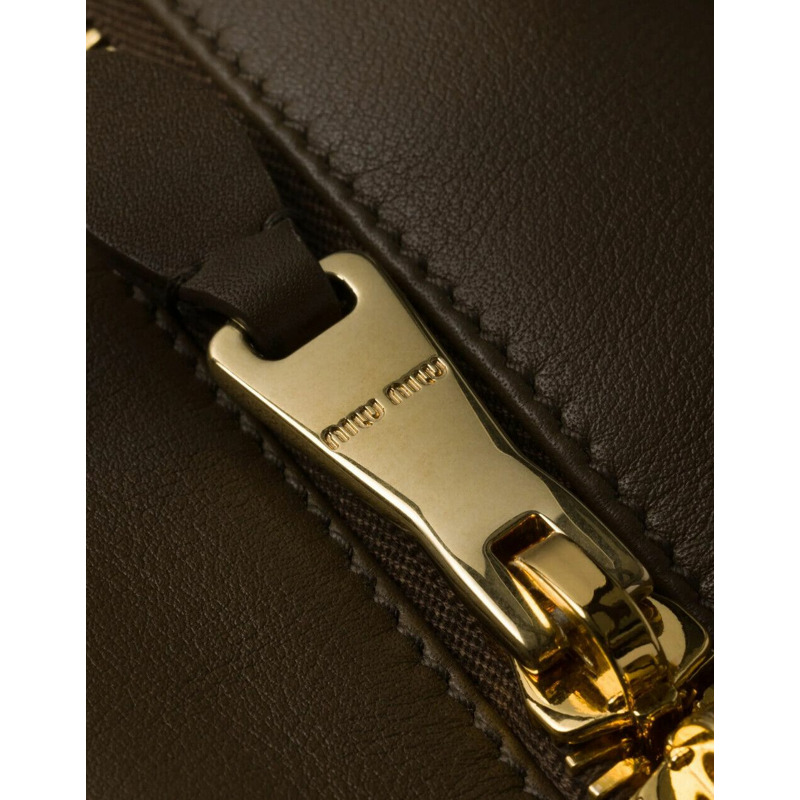 MIU MIU Beau Bag Large Tundra 5BB117 2CRW-5