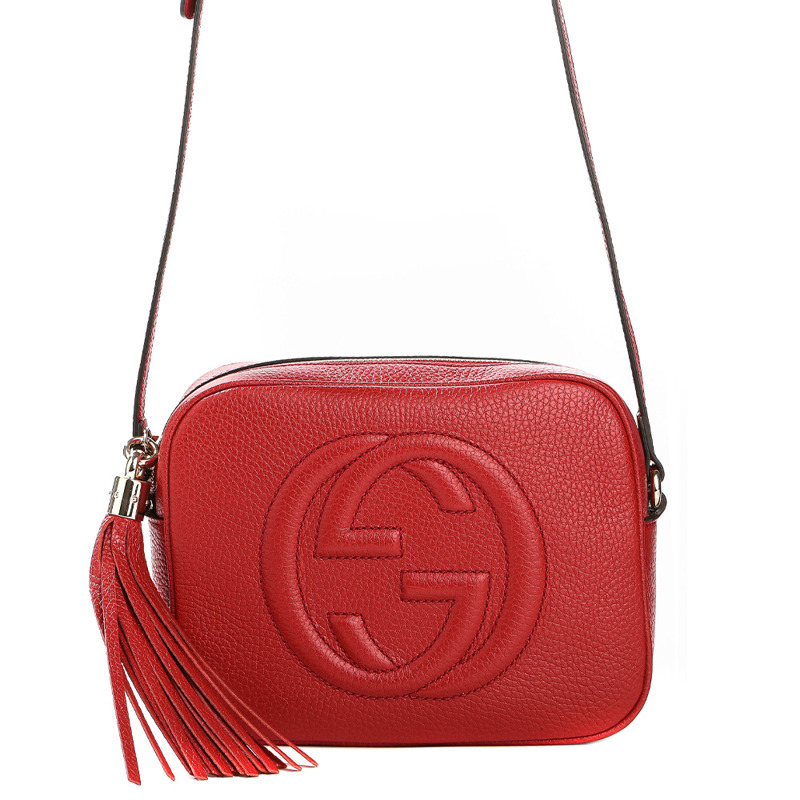 GUCCI 25SS 女士 Soho 流蘇單肩包 (722319 A7M0G)-3