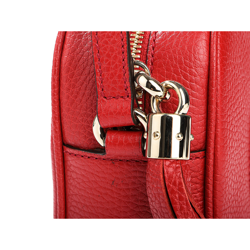 GUCCI 25SS 女士 Soho 流蘇單肩包 (722319 A7M0G)-12