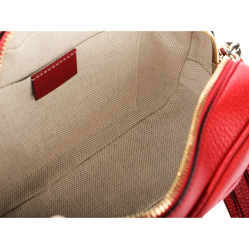 GUCCI 25SS 女士 Soho 流蘇單肩包 (722319 A7M0G)-16