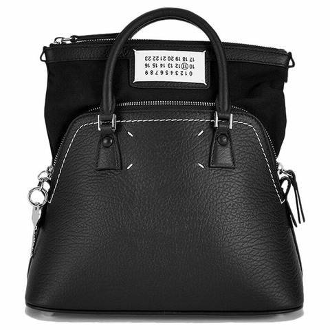 MAISON MARGIELA 5AC 迷你托特斜背包 黑色 S56WG0082 P4348