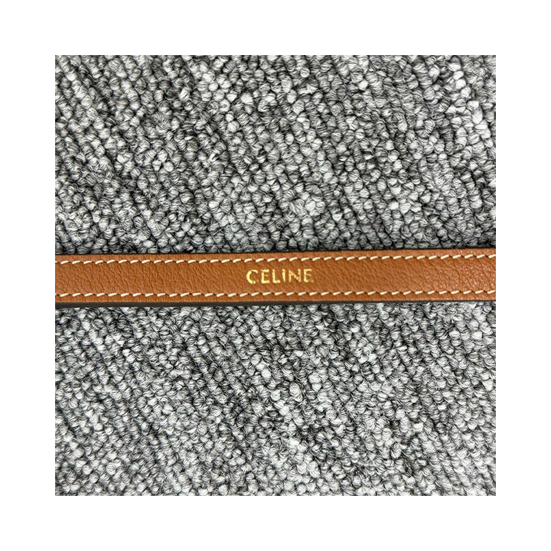 CELINE Triomphe Eloise 軟牛皮手機袋 棕褐色 (10M753GB7 04LU)-8