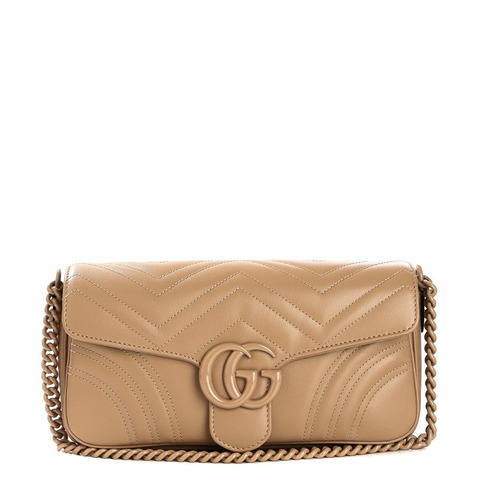 GUCCI Gucci Marmont Chevron 單肩包 25SS (826098 AAET7)