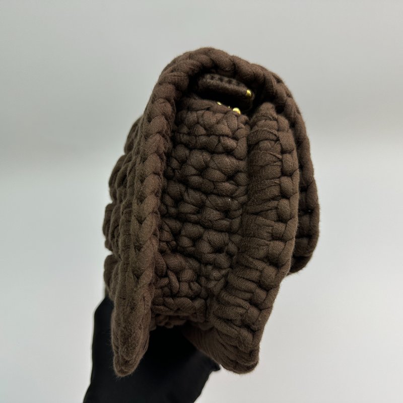 Bottega Veneta 女士手工鉤針編織單肩包-3