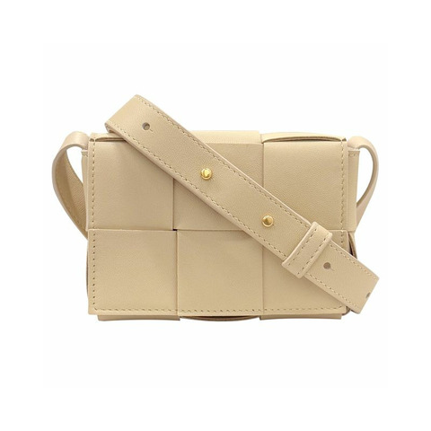 BOTTEGA VENETA Bottega Veneta Intrecciato 編織盒式包迷你 Porcini (666688 VMAY1 9776)