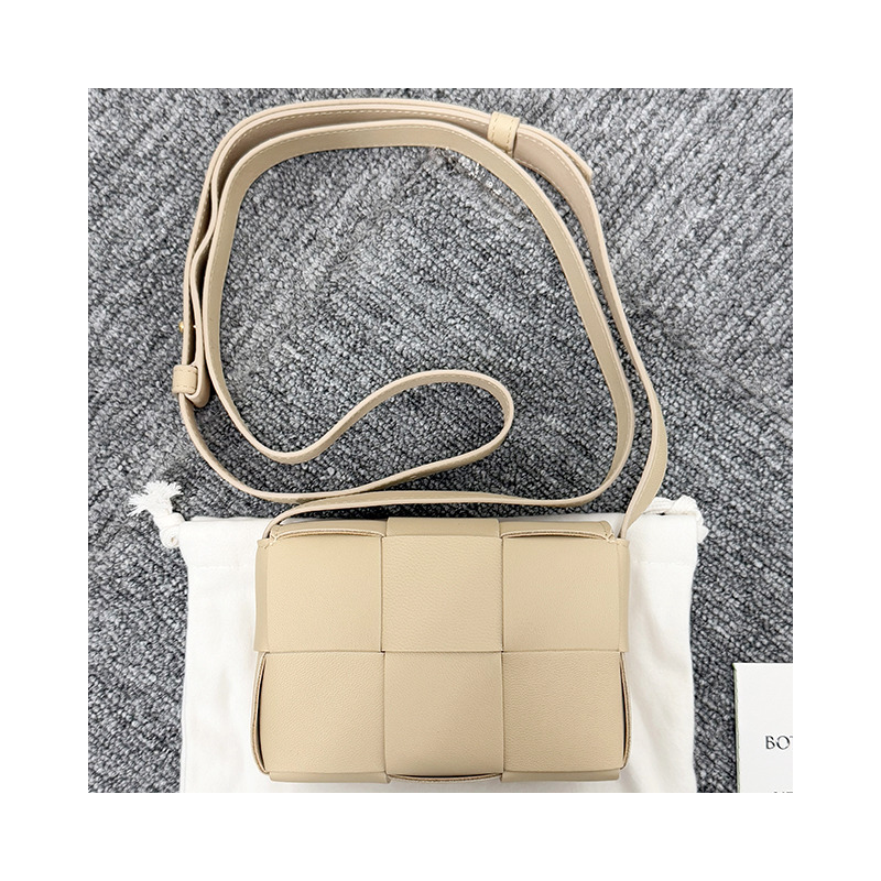 BOTTEGA VENETA Bottega Veneta Intrecciato 編織盒式包迷你 Porcini (666688 VMAY1 9776)-15