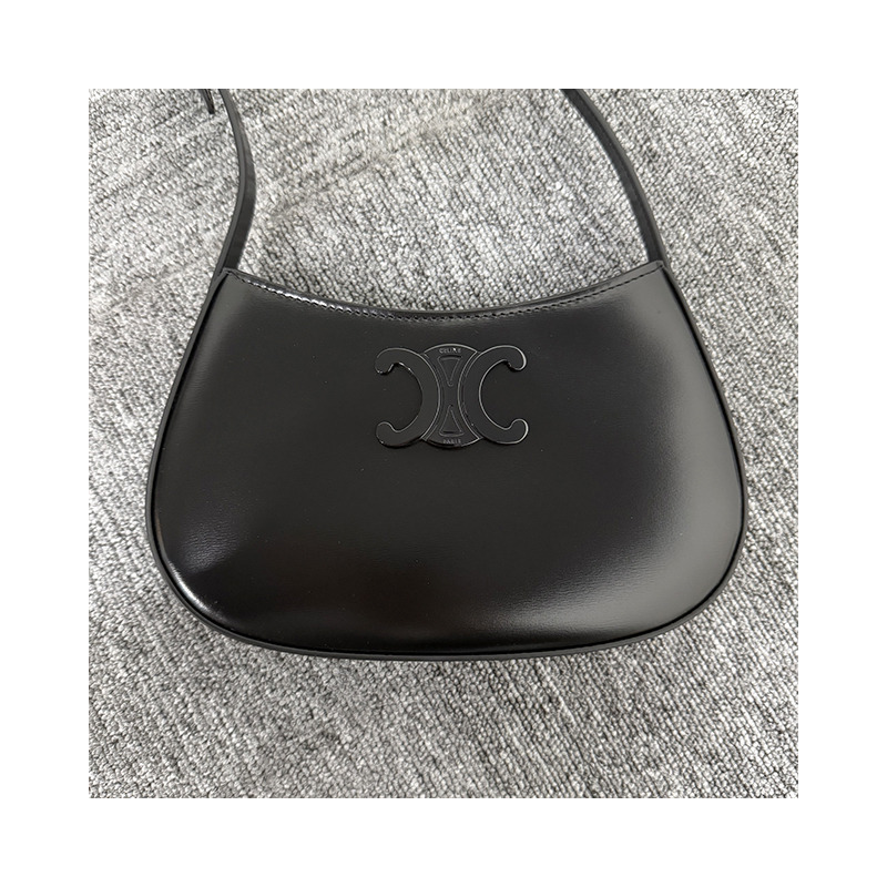 CELINE Triomphe 小牛皮 Tilly 包 中號 黑色 (115703EQJ 38NN)-21