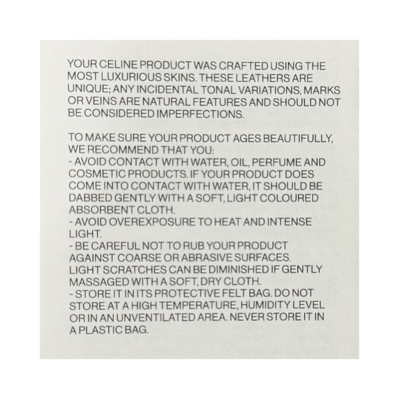 CELINE Triomphe 小牛皮 Tilly 包 中號 黑色 (115703EQJ 38NN)-22