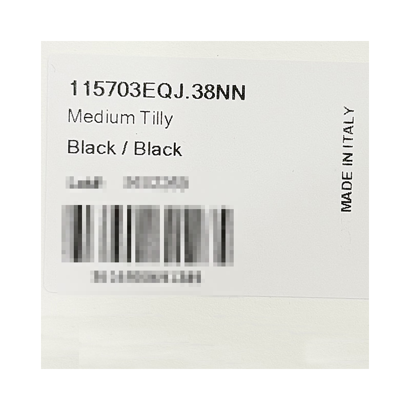 CELINE Triomphe 小牛皮 Tilly 包 中號 黑色 (115703EQJ 38NN)-23