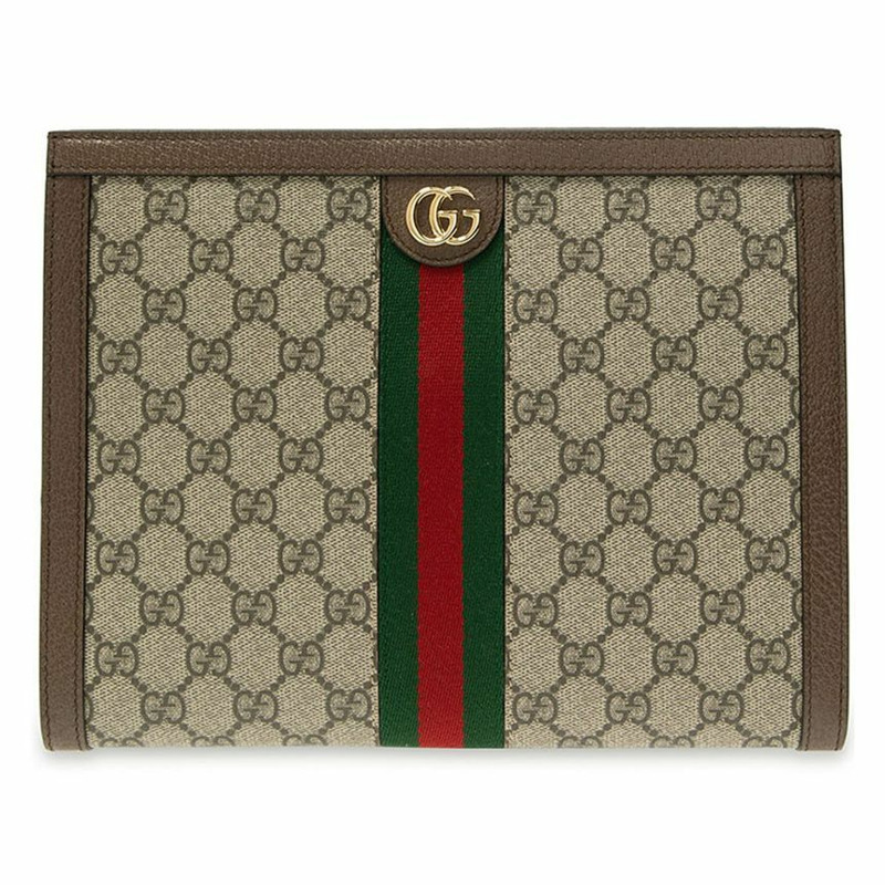 GUCCI 25SS GG Ophidia Supreme 手拿包 米色 625549 96IWG 8745-0