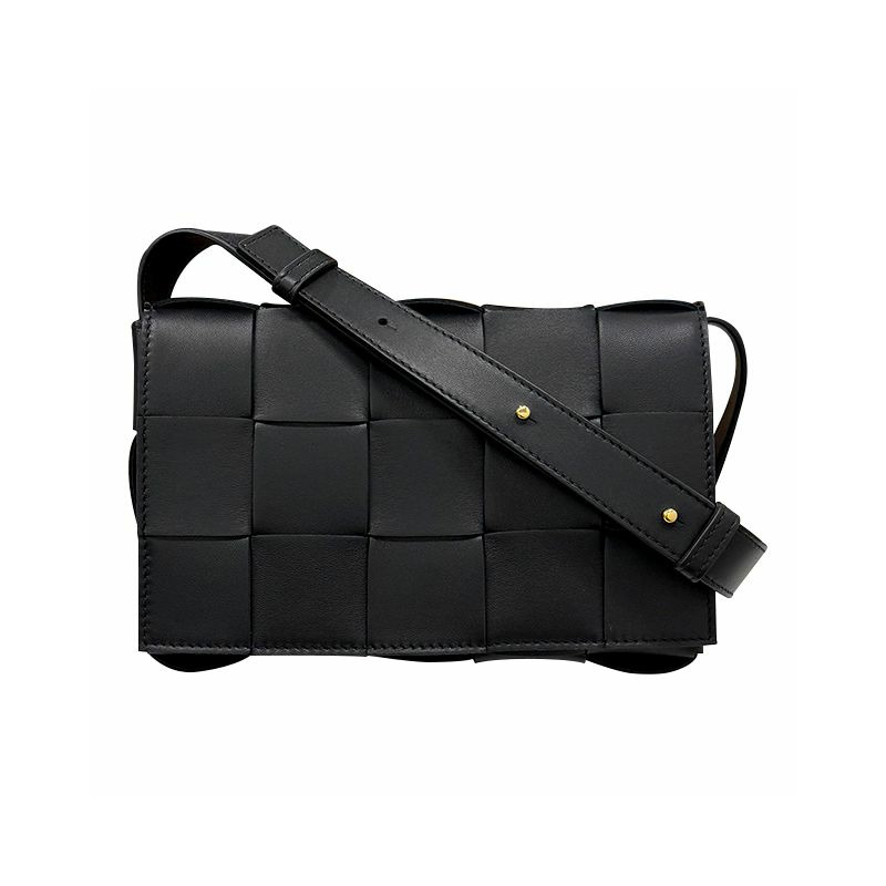 BOTTEGA VENETA Bottega Veneta 編織編織小羊皮皮革斜背包 8425-0