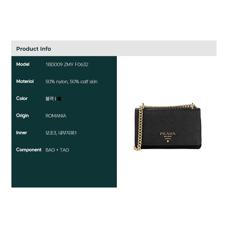 PRADA 25SS Saffiano 單肩包-1