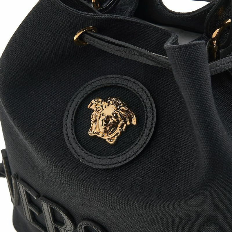 VERSACE 美杜莎帆布水桶包-8