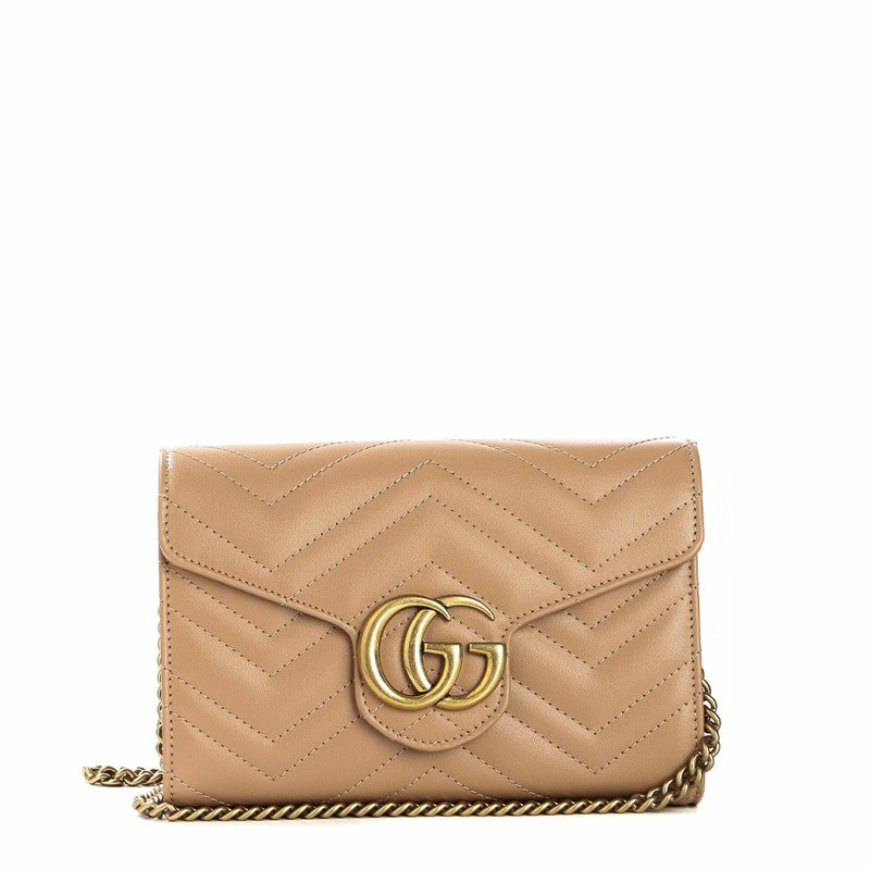 GUCCI 女士 Marmont Chevron 斜背包-0