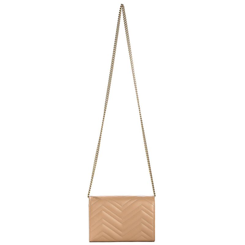 GUCCI 女士 Marmont Chevron 斜背包-8