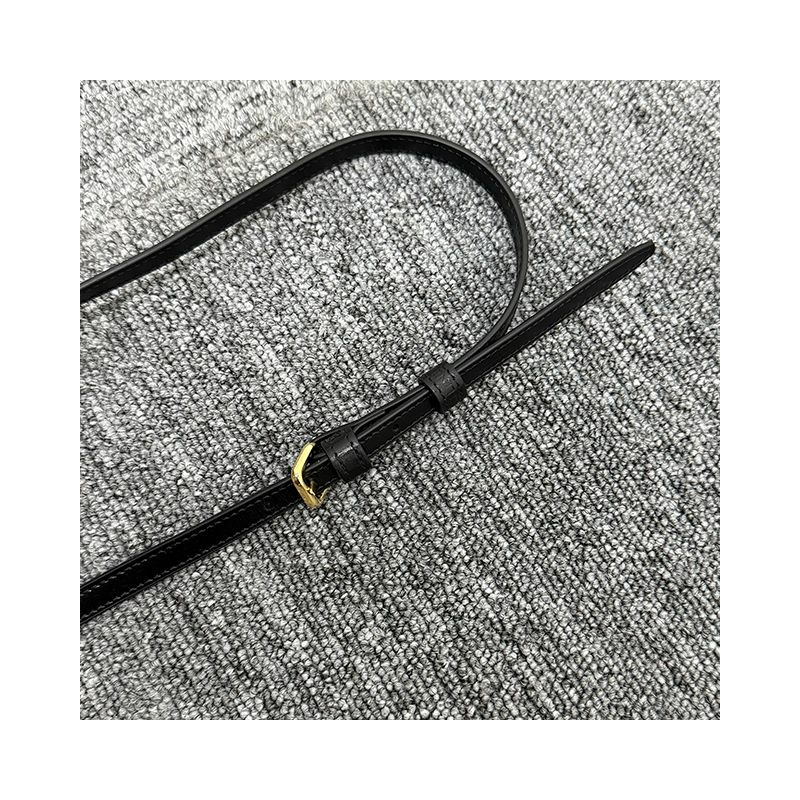 CELINE 金屬凱旋標誌亮面小牛皮手機袋 10K683DPV 38NO-9