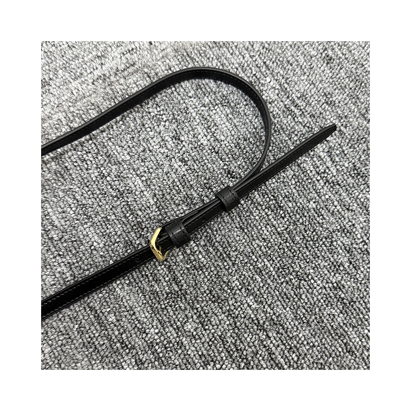 CELINE 金屬凱旋標誌亮面小牛皮手機袋 10K683DPV 38NO-21