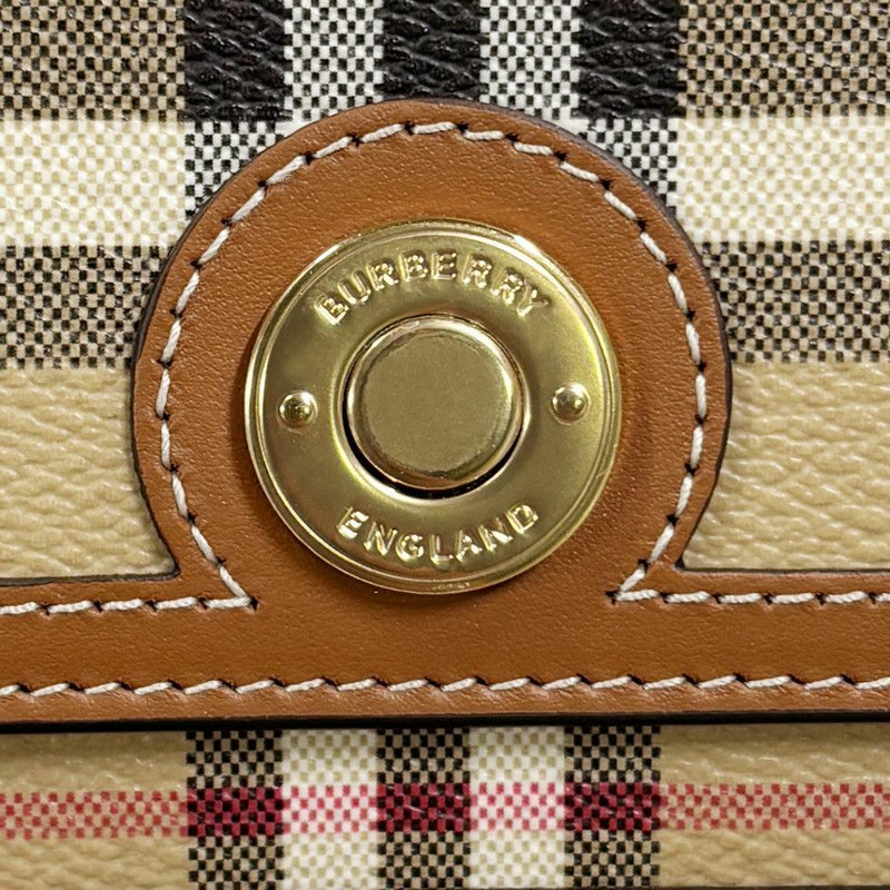 BURBERRY 女士格紋斜背包-10