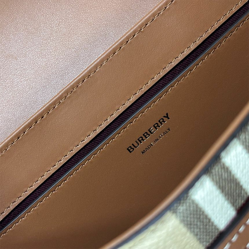 BURBERRY 女士格紋斜背包-13