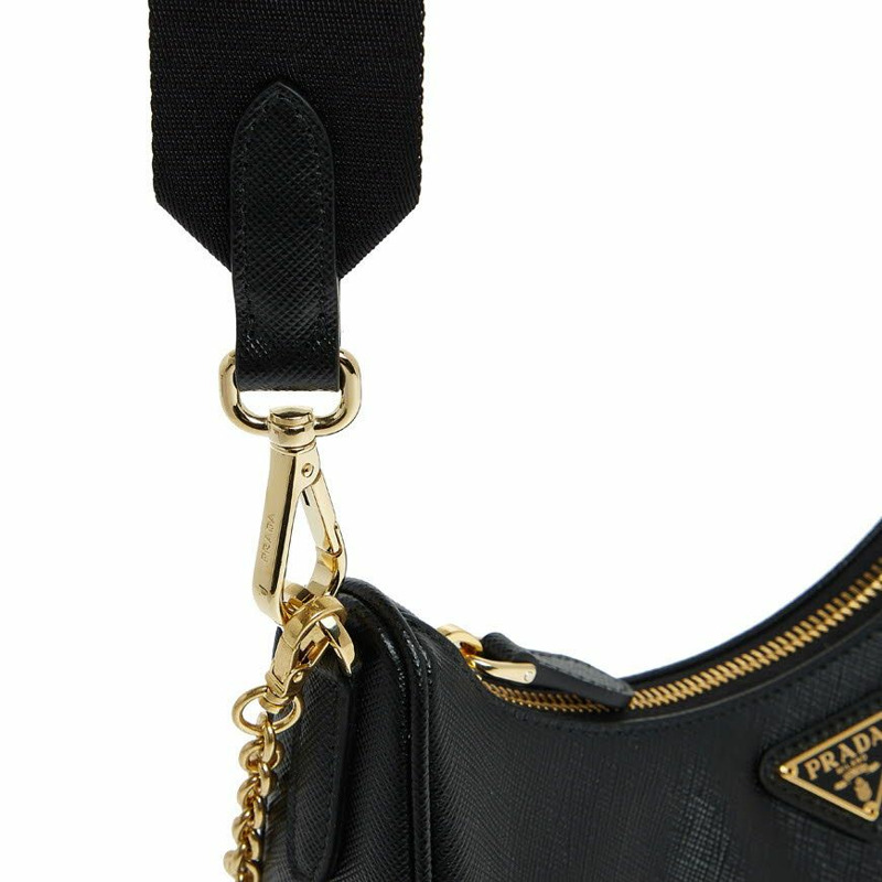 PRADA 女士復刻版皮革單肩包-7