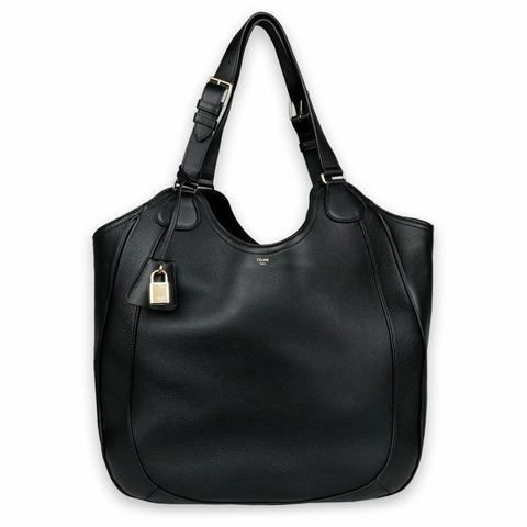 CELINE Meo 軟皮手提包（黑色）