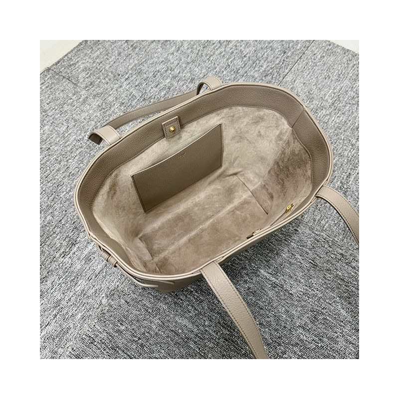 CELINE Triomphe Anais Cabas 單肩包 小號鵝卵石色 (118233ENY 10BL)-6