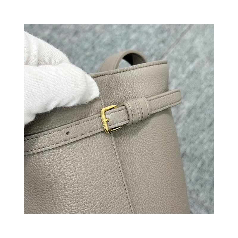 CELINE Triomphe Anais Cabas 單肩包 小號鵝卵石色 (118233ENY 10BL)-8