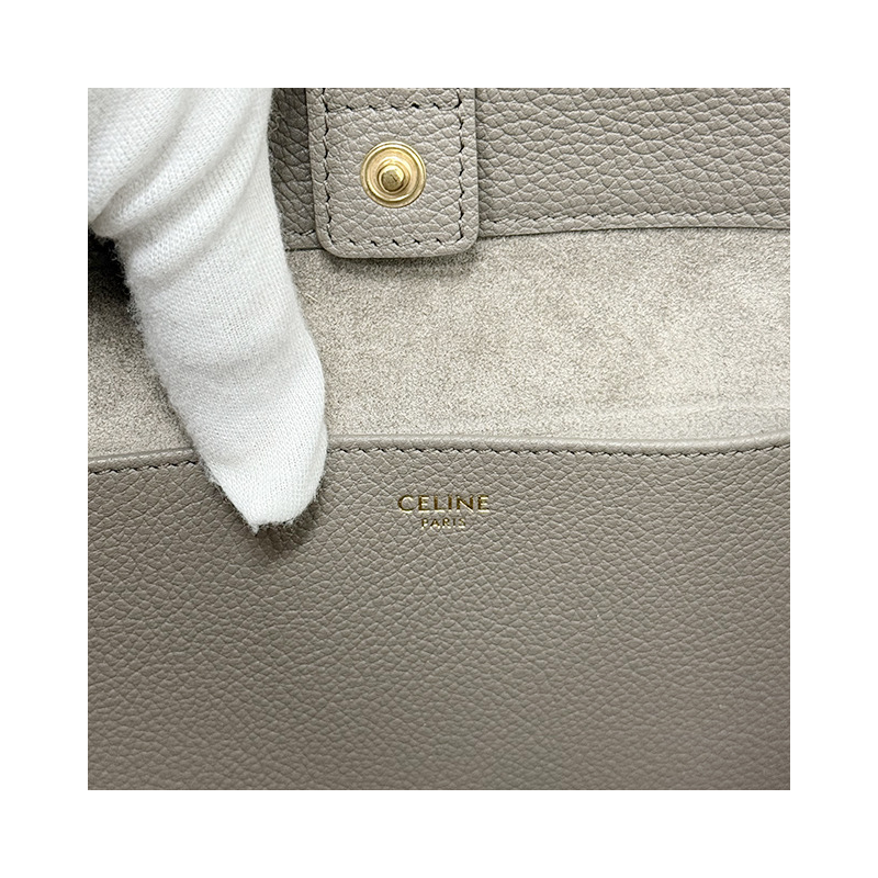 CELINE Triomphe Anais Cabas 單肩包 小號鵝卵石色 (118233ENY 10BL)-21