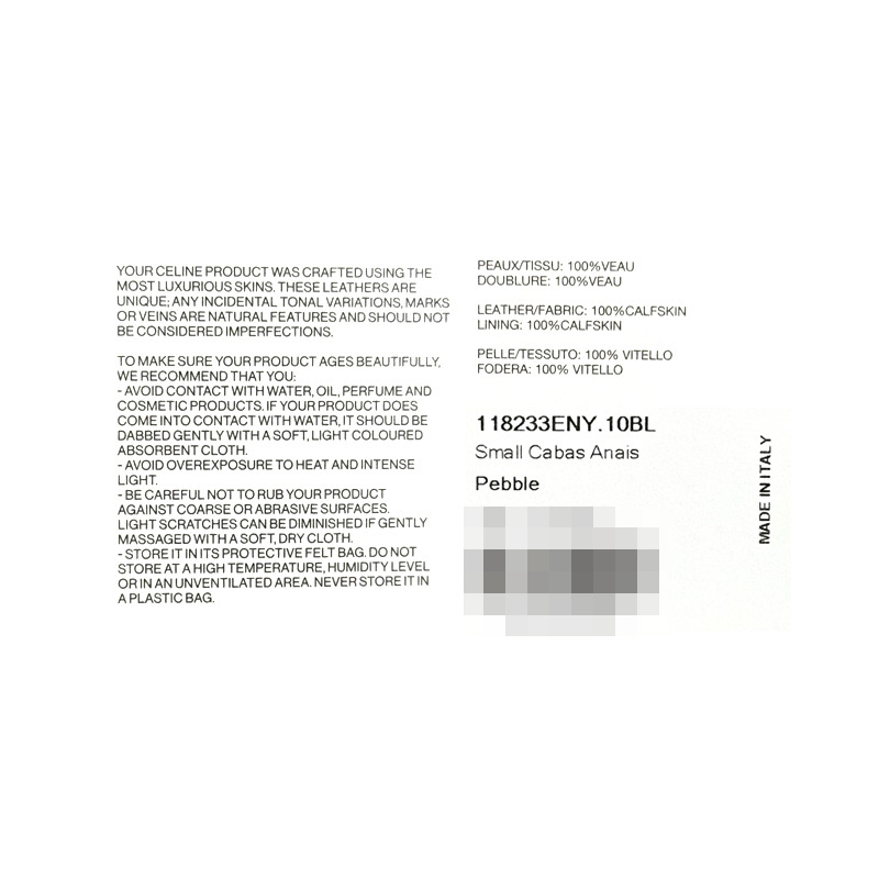 CELINE Triomphe Anais Cabas 單肩包 小號鵝卵石色 (118233ENY 10BL)-22