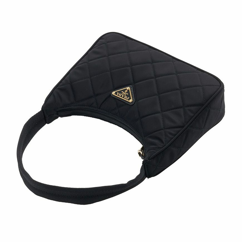 PRADA 絎縫三角形Logo單肩包 1NE051 2DYC F0002-3