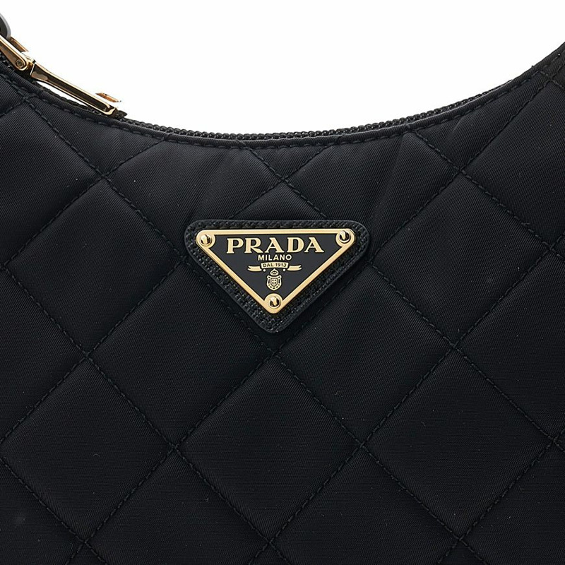 PRADA 絎縫三角形Logo單肩包 1NE051 2DYC F0002-5
